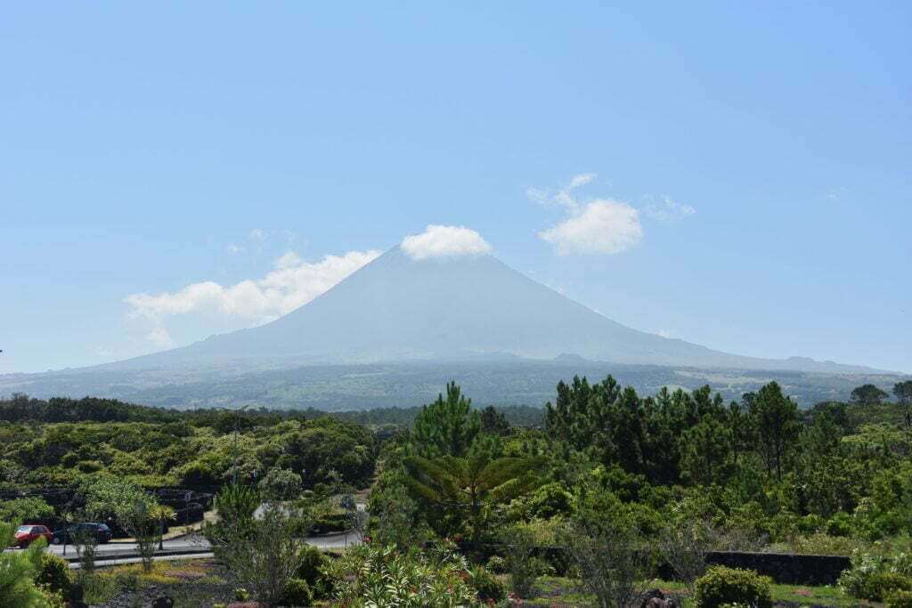 Vulkaan Pico uitzicht