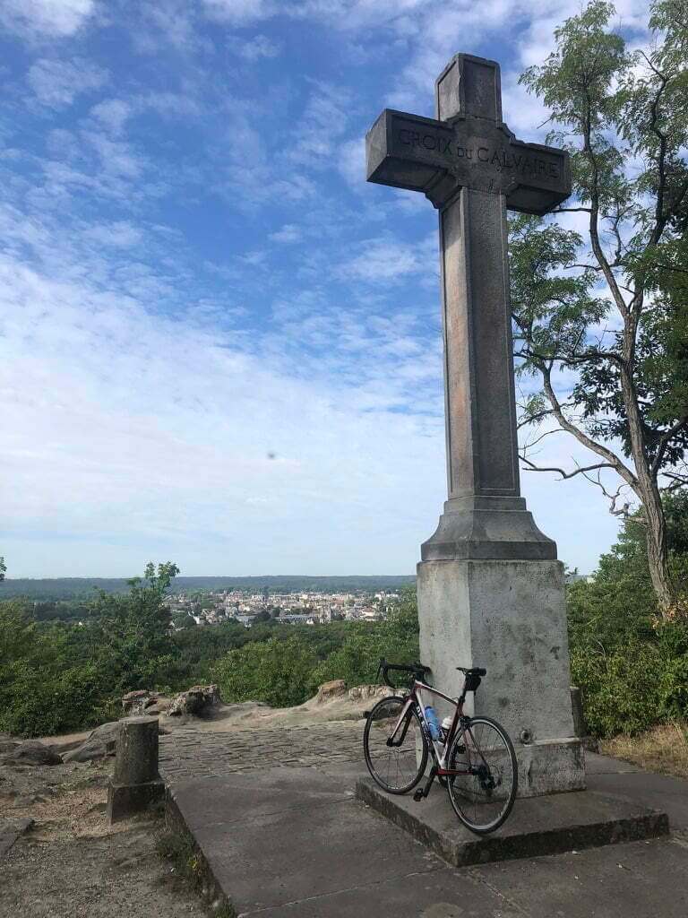 Uitzicht over Fontainebleau